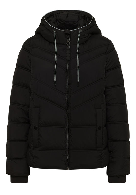 Steppjacke mit Kapuze