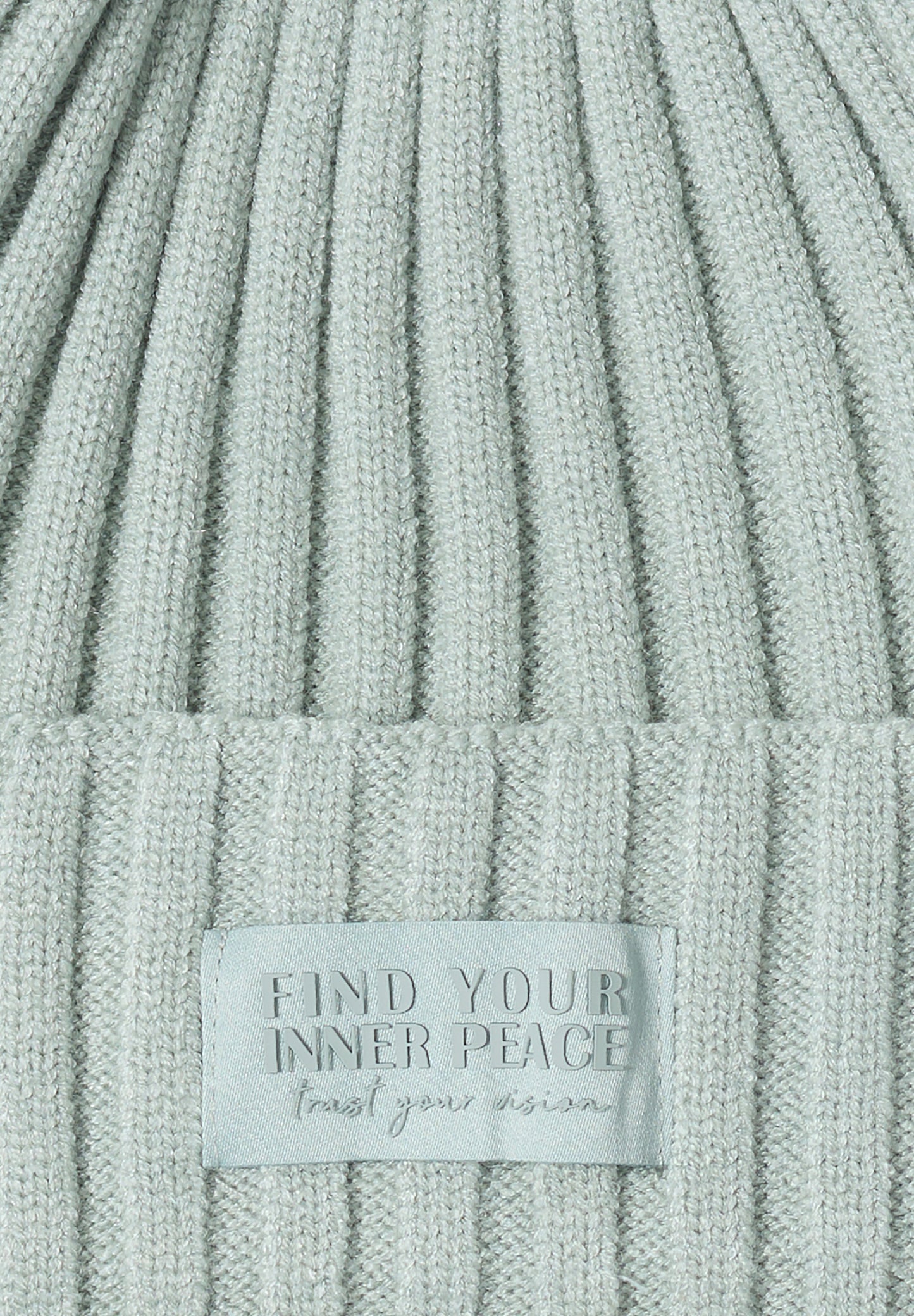 Strickmütze in Unifarbe