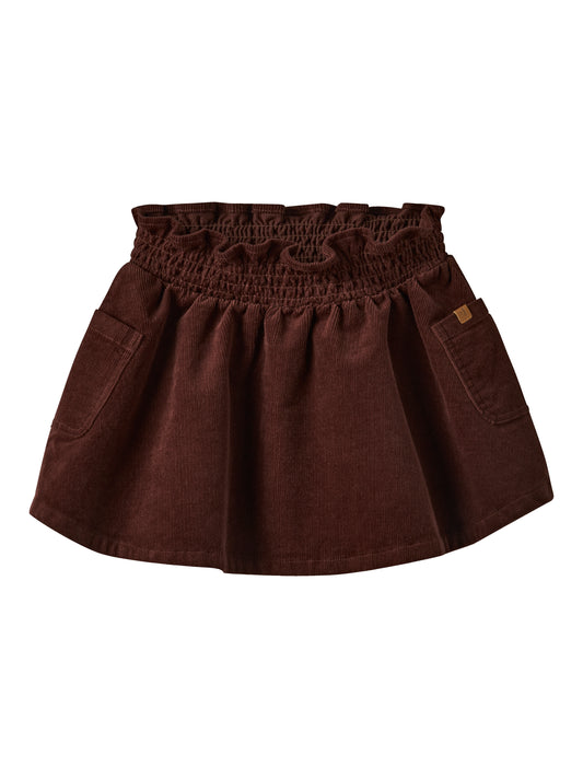 NMFOBERT CORD SKIRT 4122-HG LIL