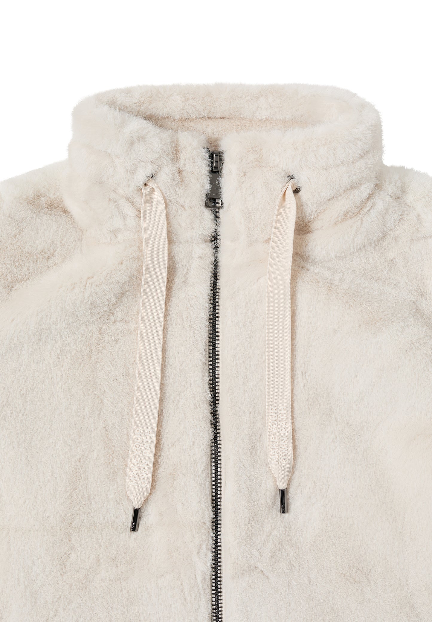Kurze Fellimitat Jacke