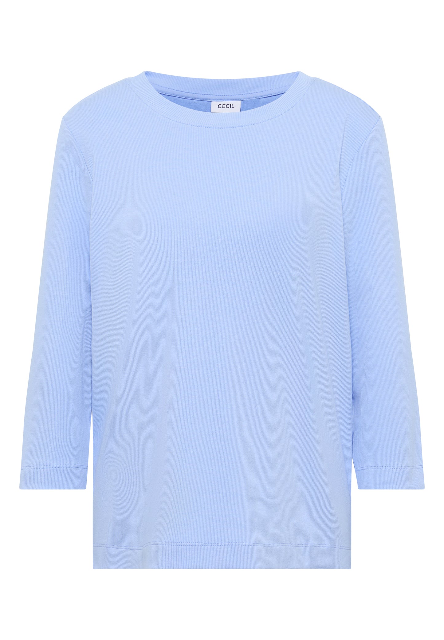 Shirt mit Rippstruktur