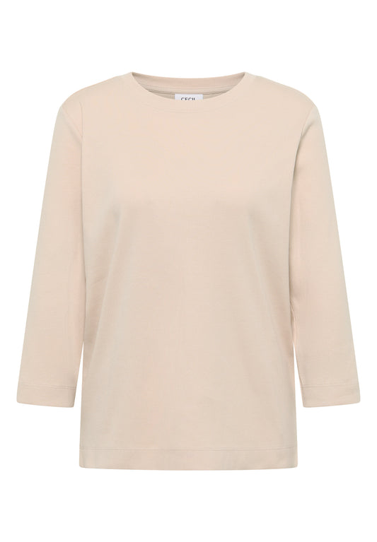 Shirt mit Rippstruktur