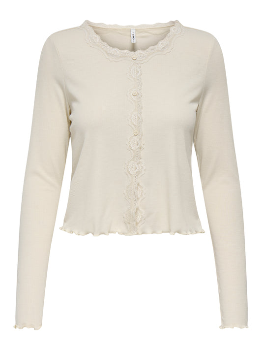 ONLENEA L/S LACE MIX CARDIGAN CS JRS