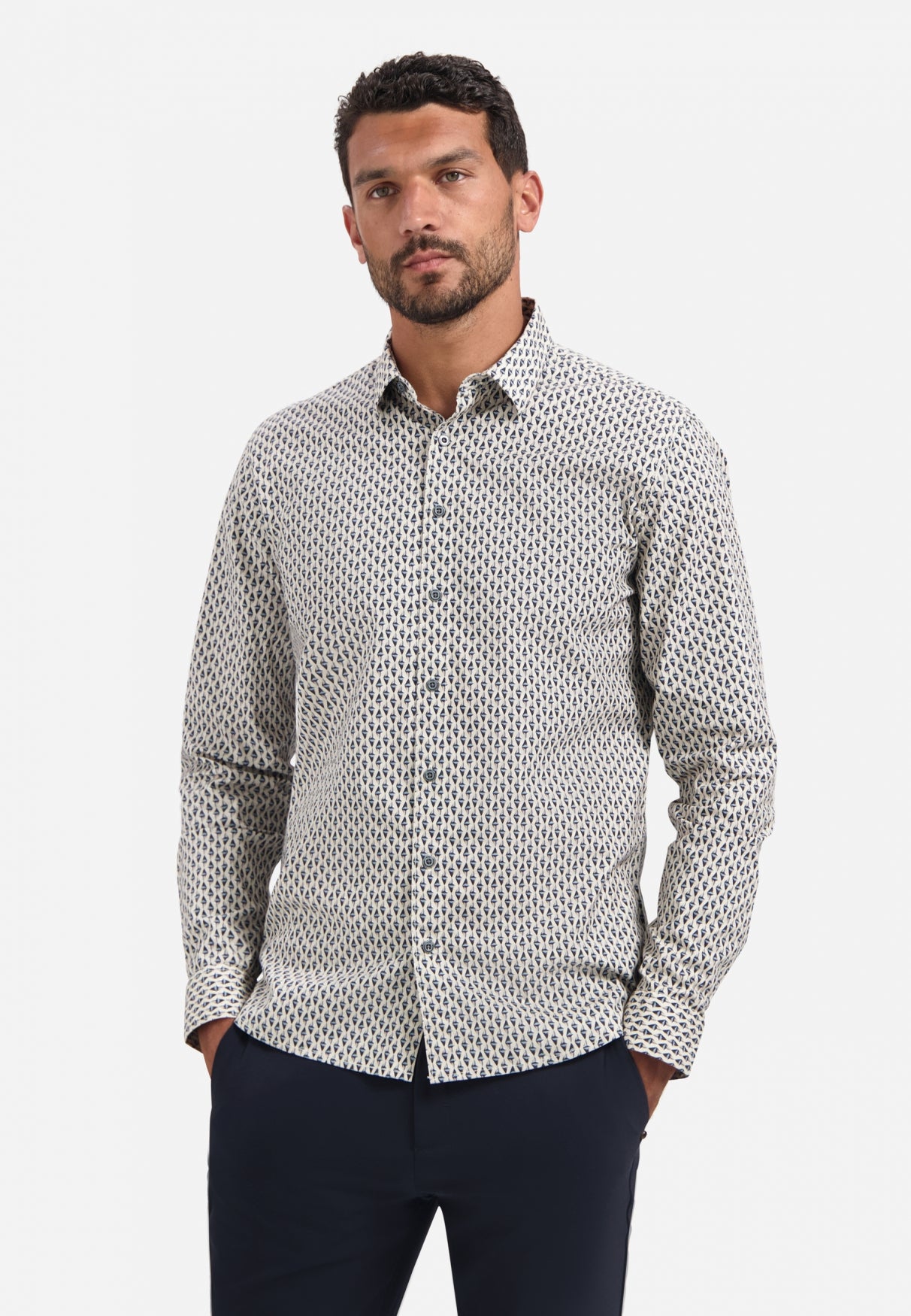 Shirt Stretch Allover Printed