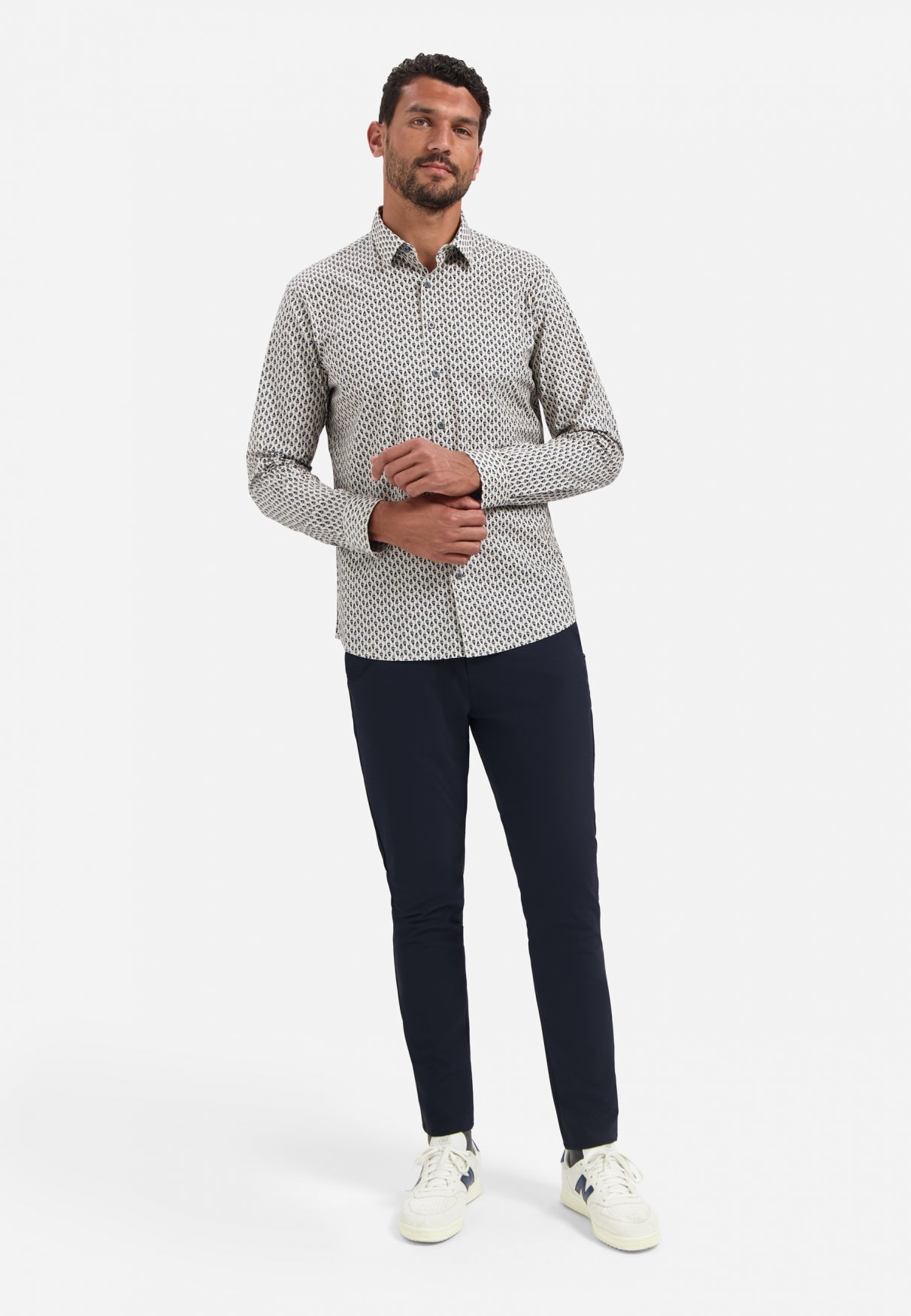 Shirt Stretch Allover Printed