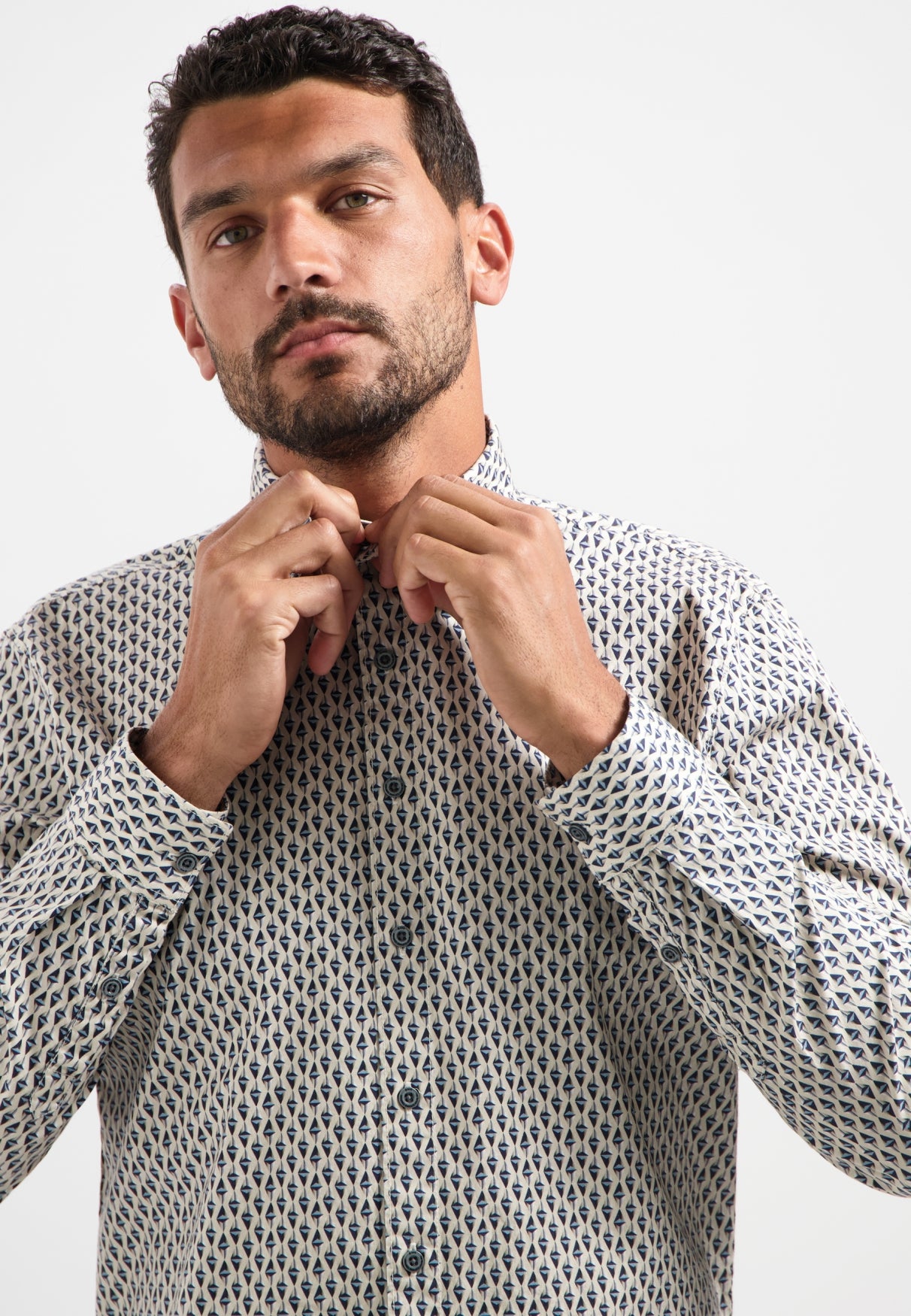Shirt Stretch Allover Printed