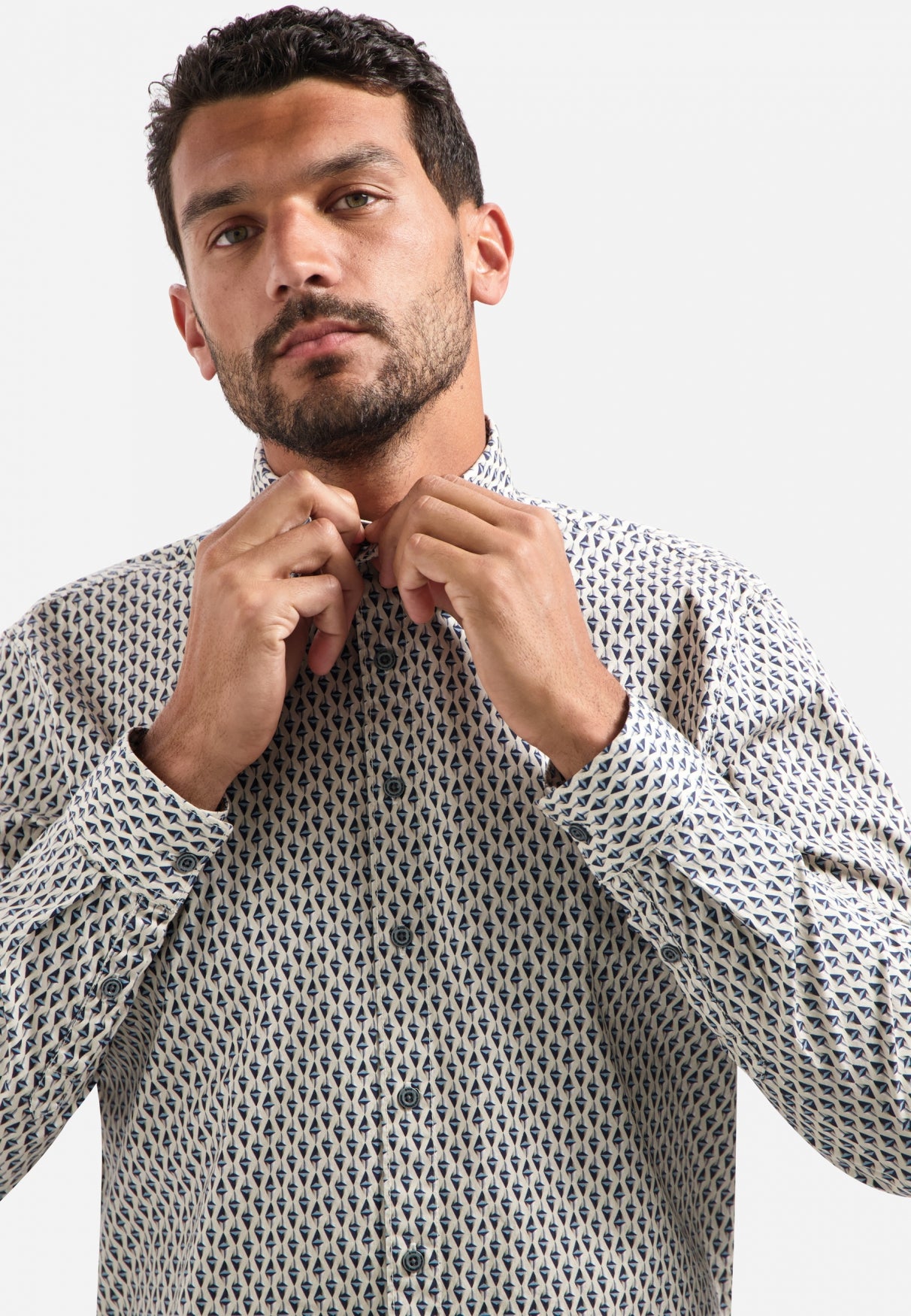 Shirt Stretch Allover Printed