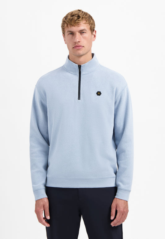 Sweater Half Zip Soft Rib Relaxed fit