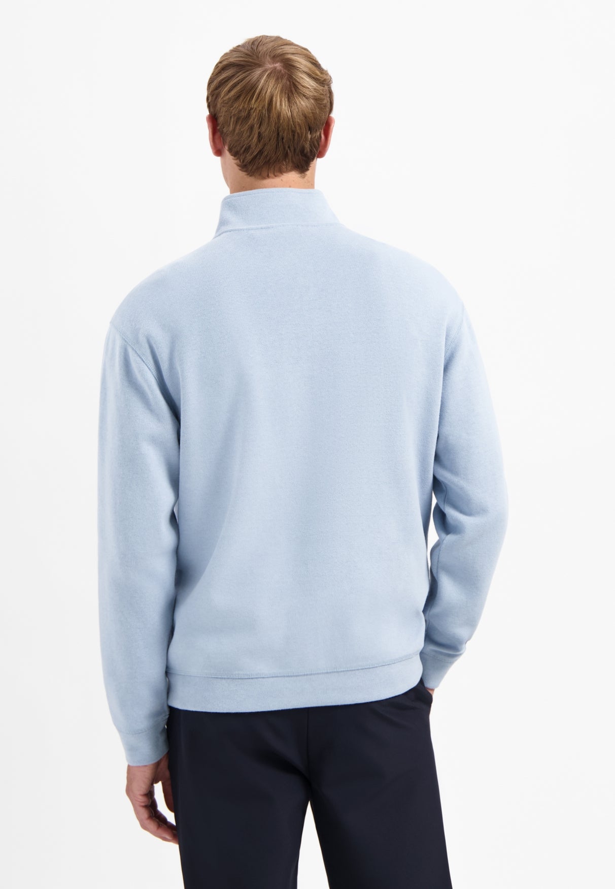Sweater Half Zip Soft Rib Relaxed fit