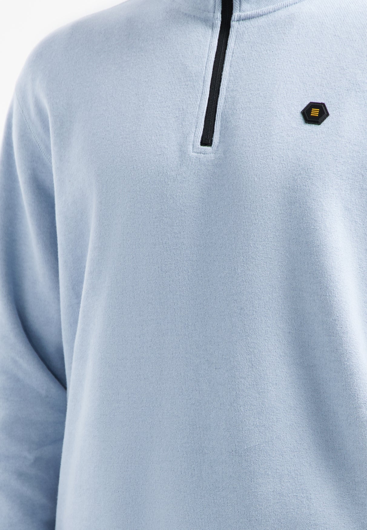 Sweater Half Zip Soft Rib Relaxed fit