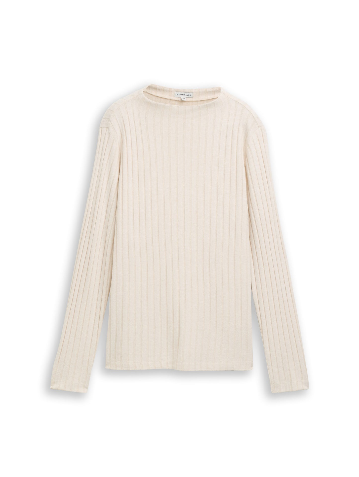 Cosy Langarmshirt mit Stehkragen
