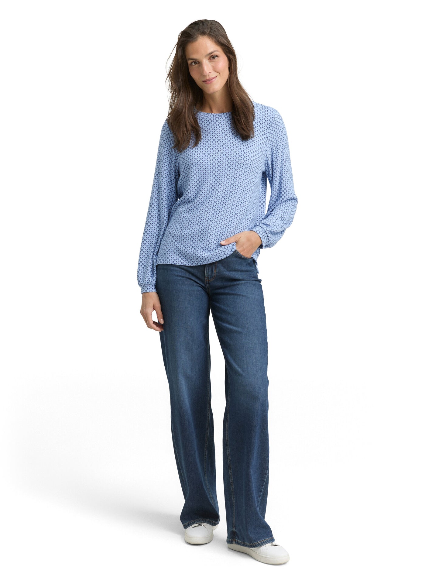 Langarmshirt mit Muster