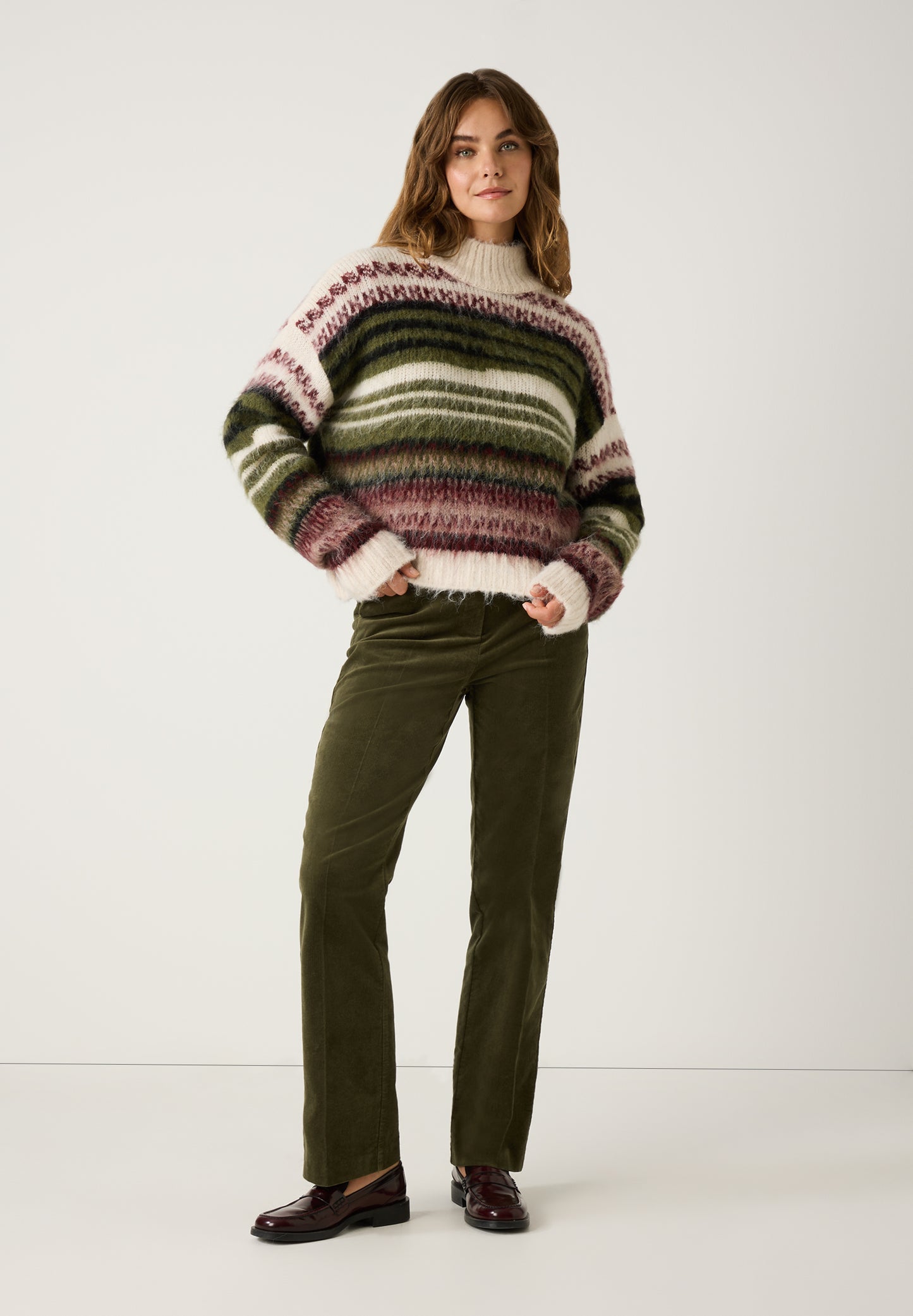 Pullover mit Streifen