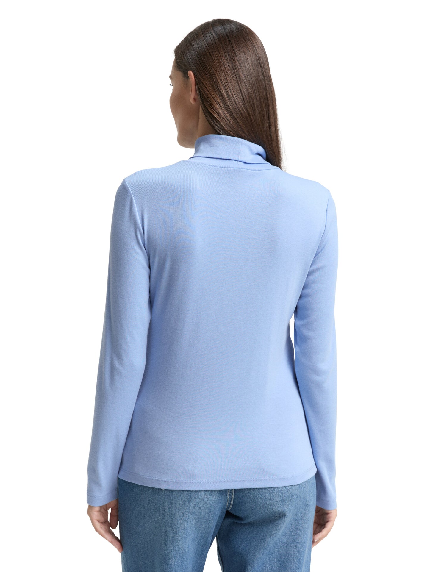 Langarmshirt mit Rollkragen