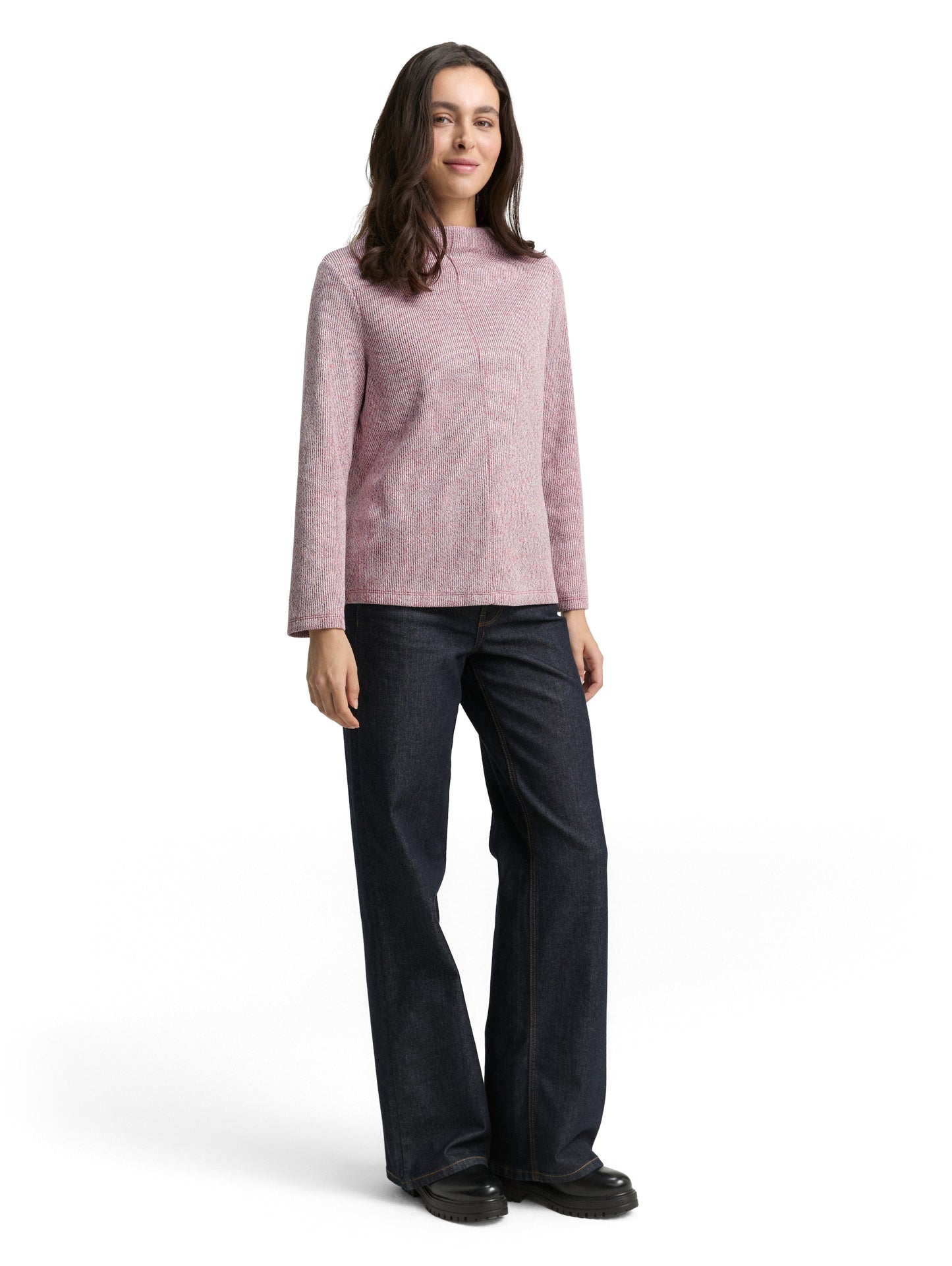 Sweatshirt mit Stehkragen