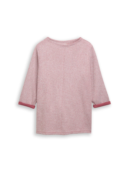 Plus Size - Sweatshirt mit Stehkragen