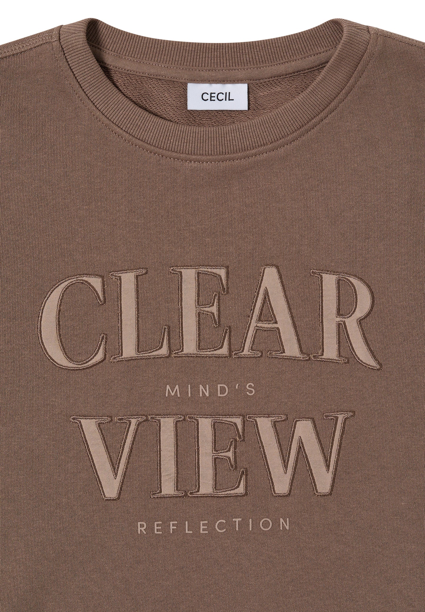 Sweatshirt mit Wording