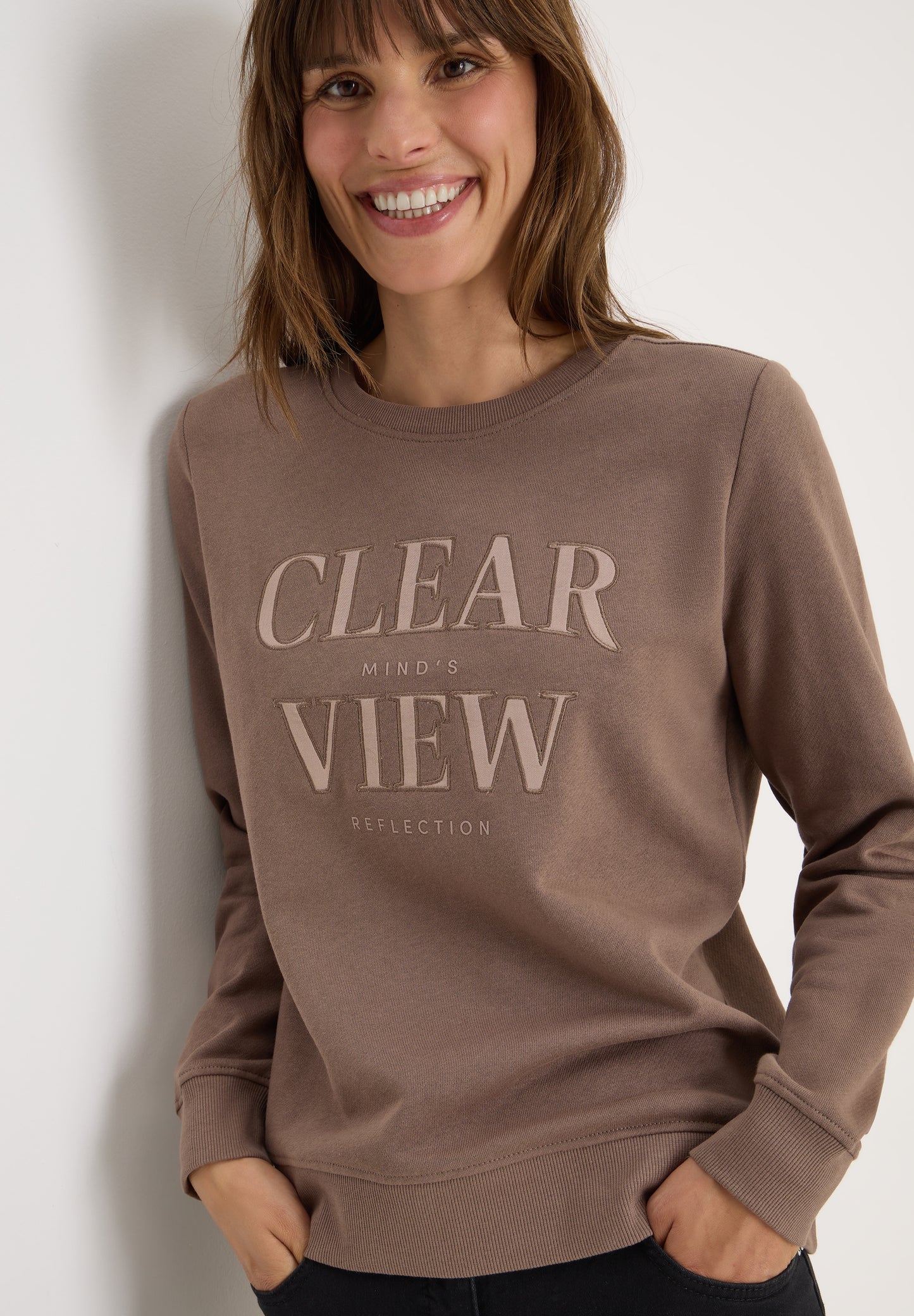 Sweatshirt mit Wording