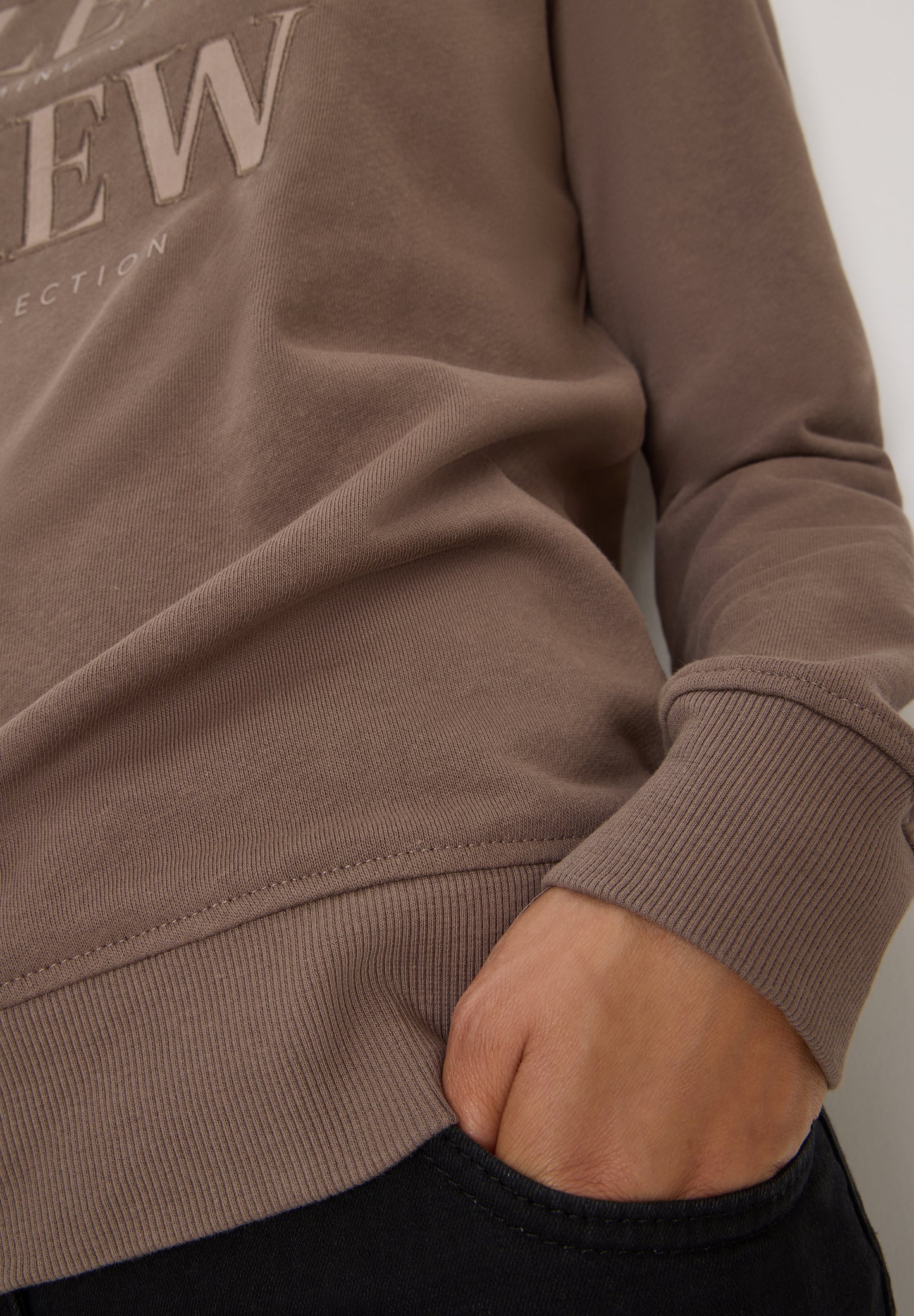 Sweatshirt mit Wording