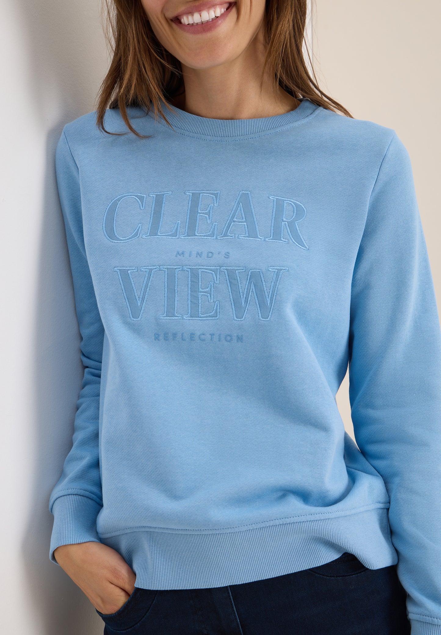 Sweatshirt mit Wording