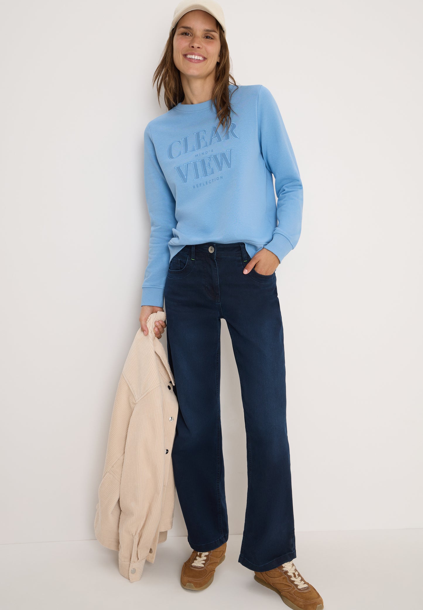 Sweatshirt mit Wording
