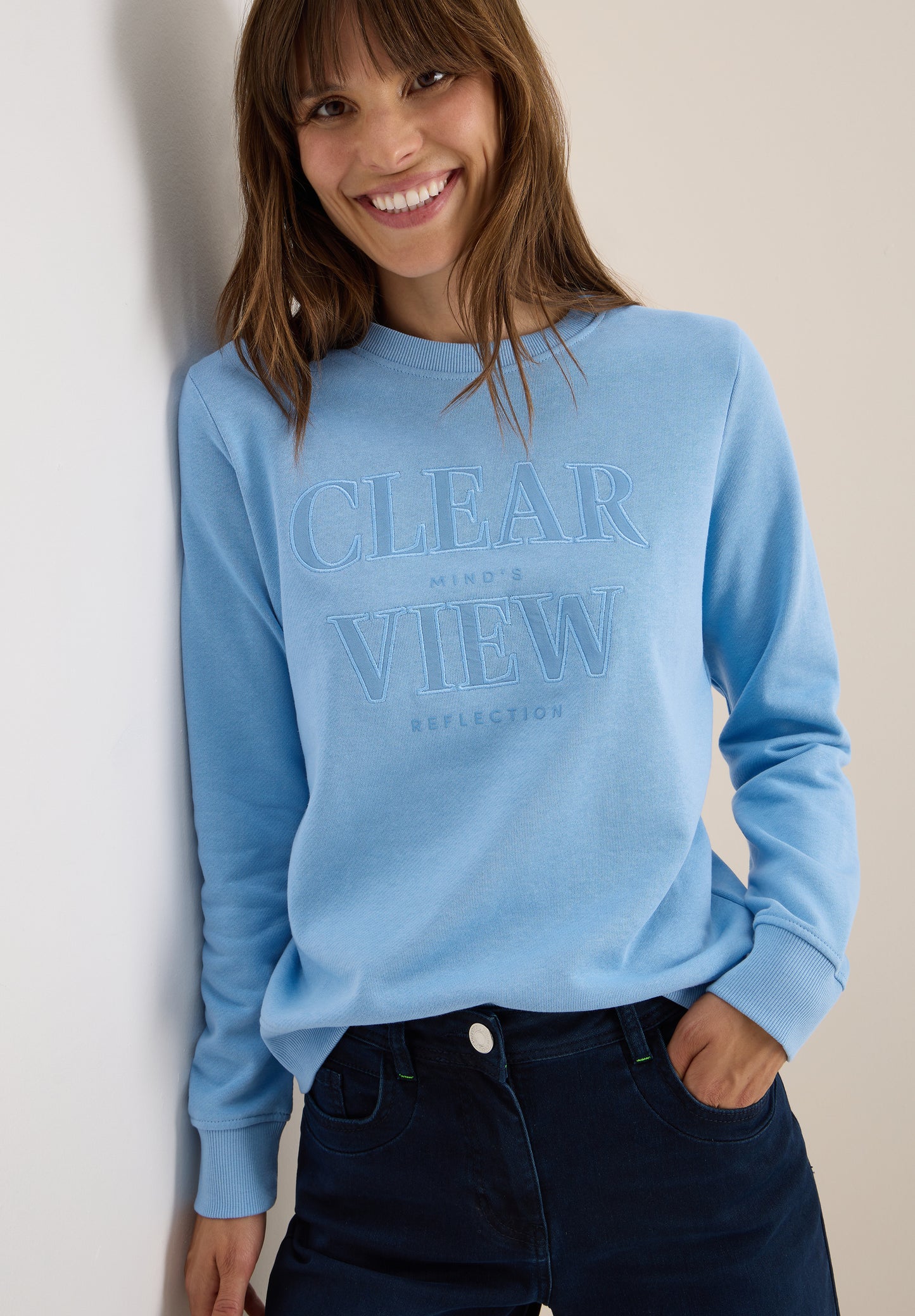 Sweatshirt mit Wording