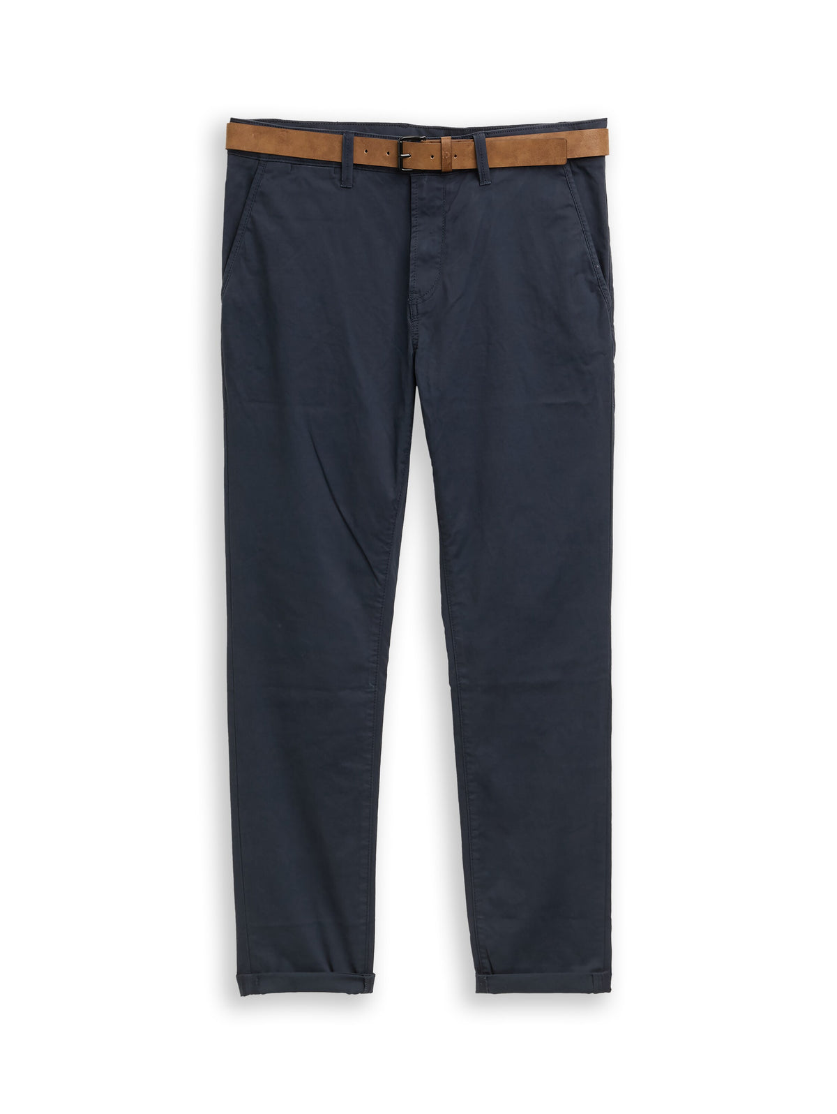 Slim Chino with belt, Sky Captain Blue