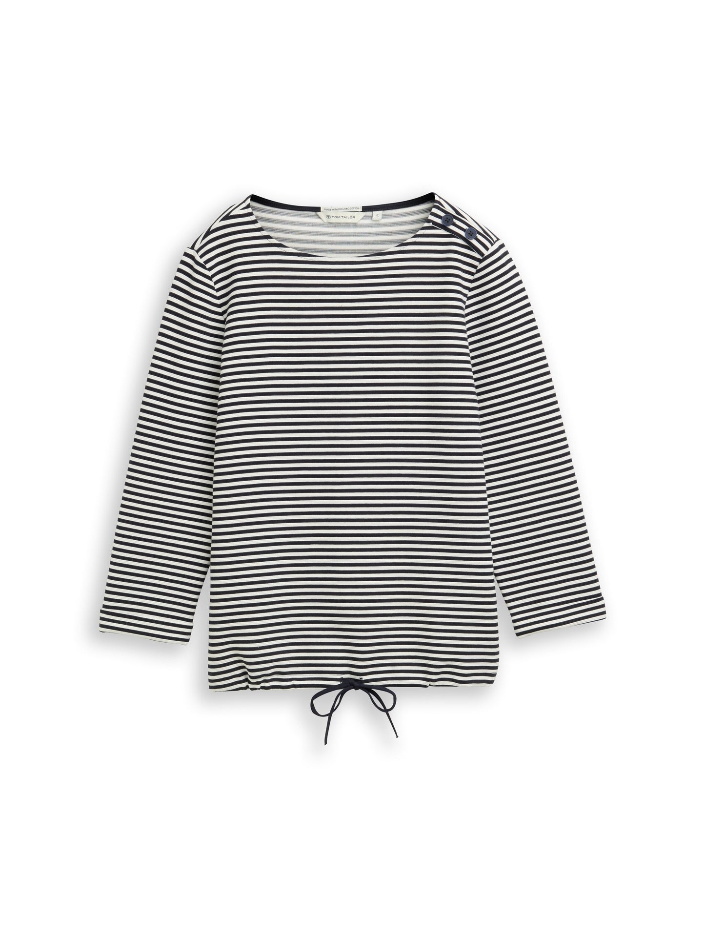 Langarmshirt mit Knopf-Details