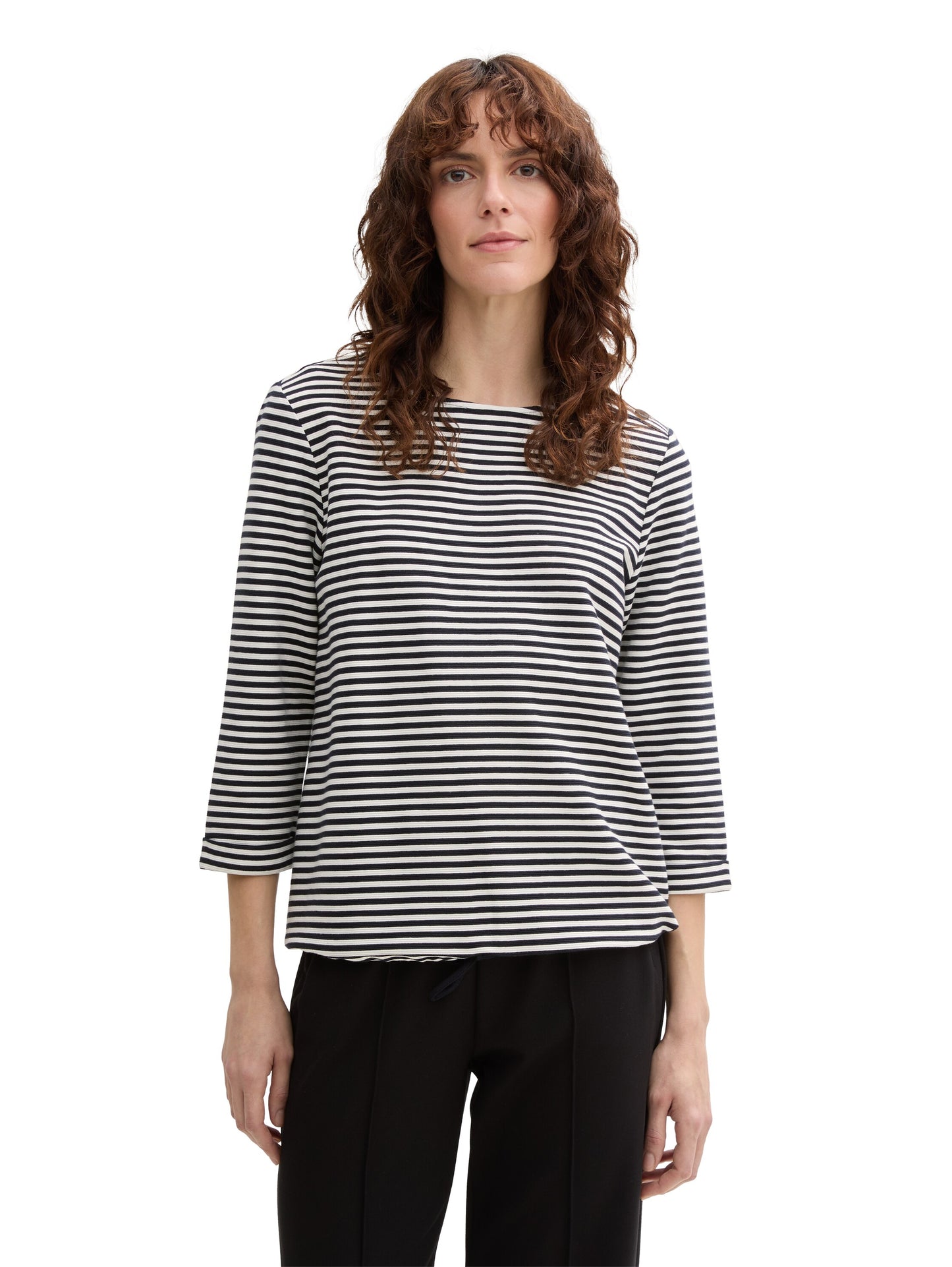 Langarmshirt mit Knopf-Details