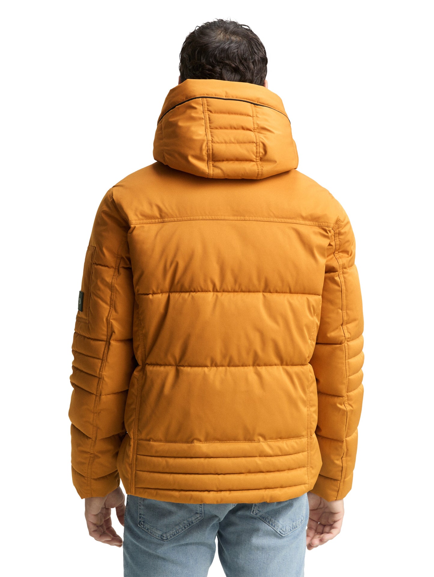 Puffer-Jacke mit abnehmbarer Kapuze