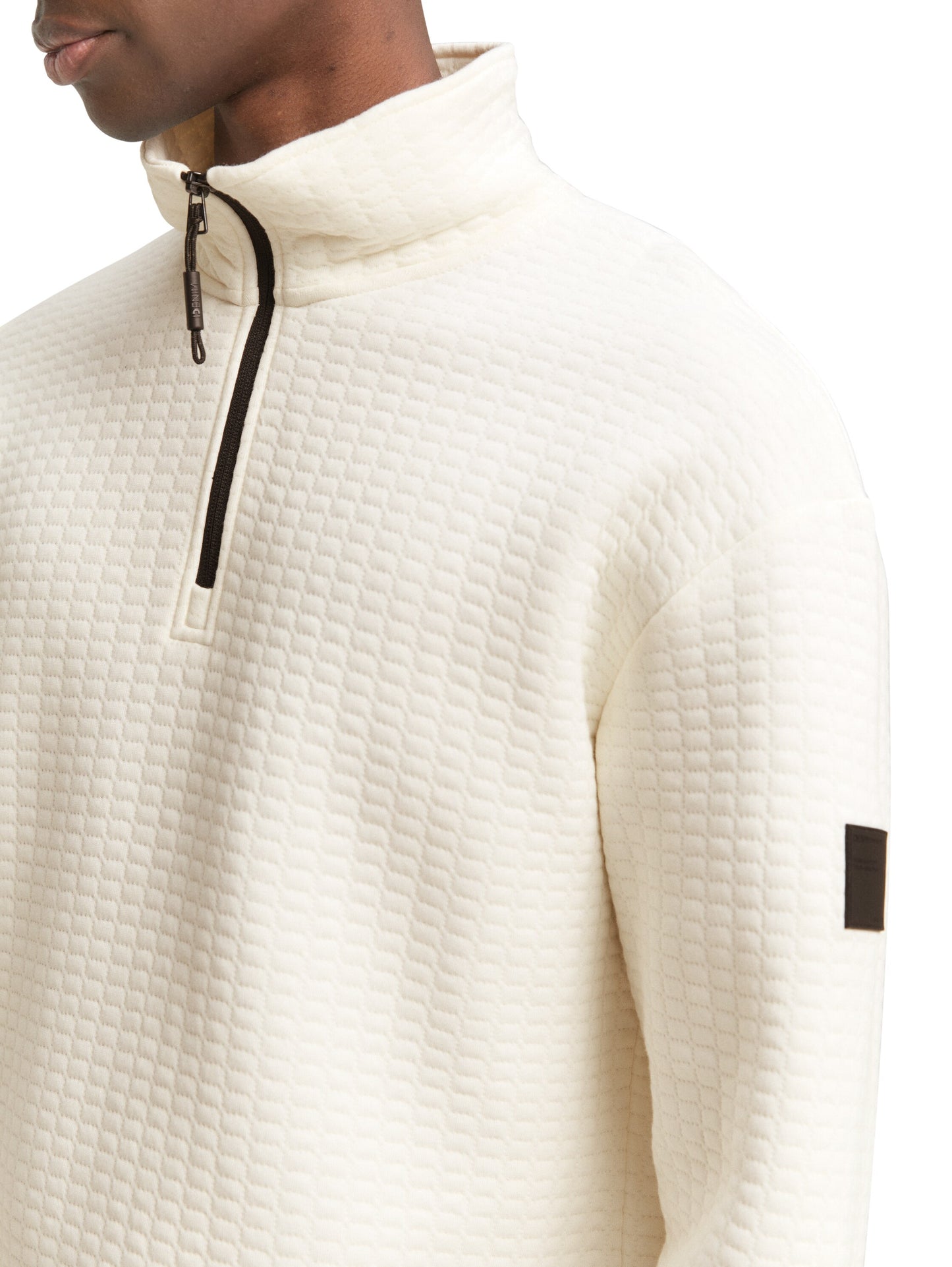 Troyer Sweatshirt mit Logo-Badge