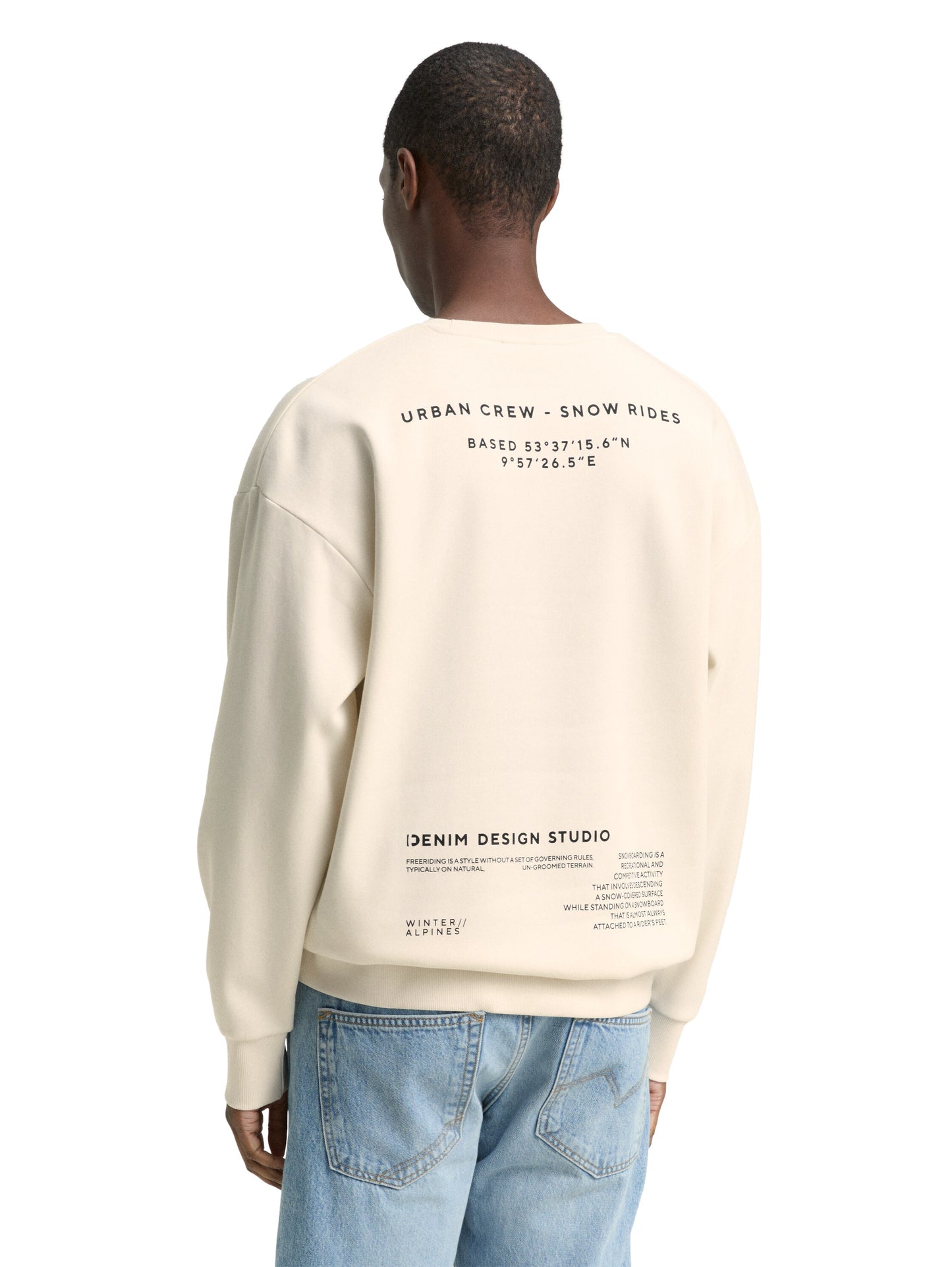 Relaxed Sweatshirt mit Print