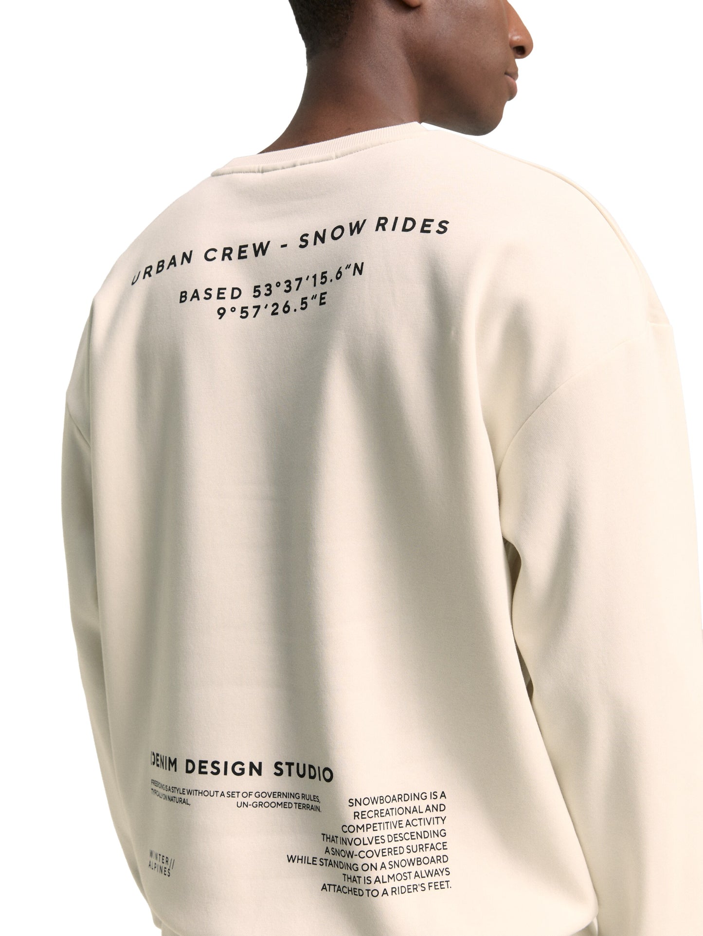 Relaxed Sweatshirt mit Print