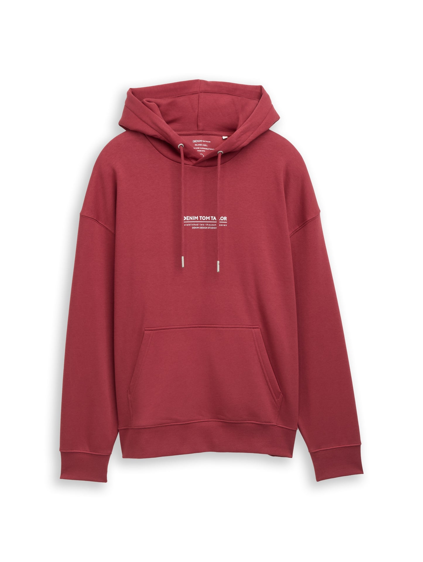 Relaxed Hoodie Sweatshirt mit Logo-Print