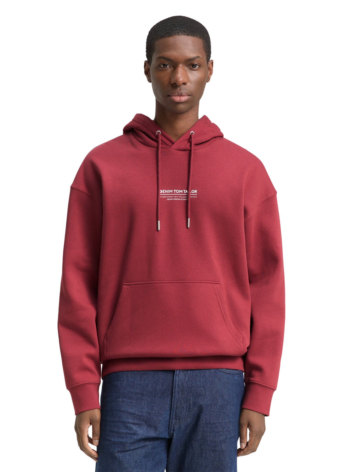 Relaxed Hoodie Sweatshirt mit Logo-Print