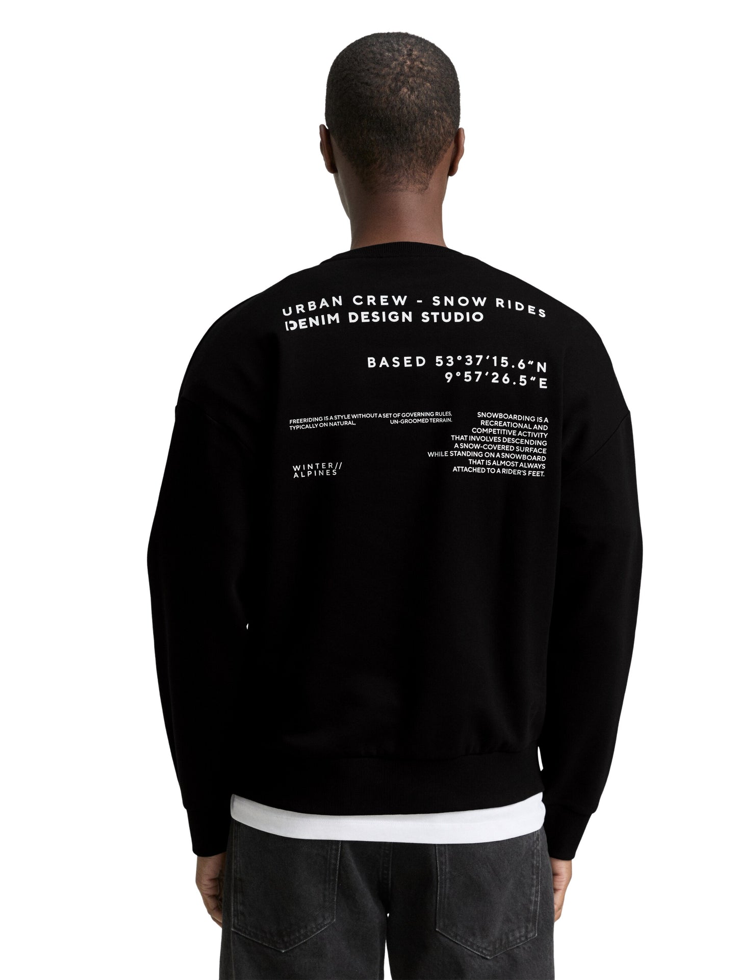 Relaxed Sweatshirt mit Print