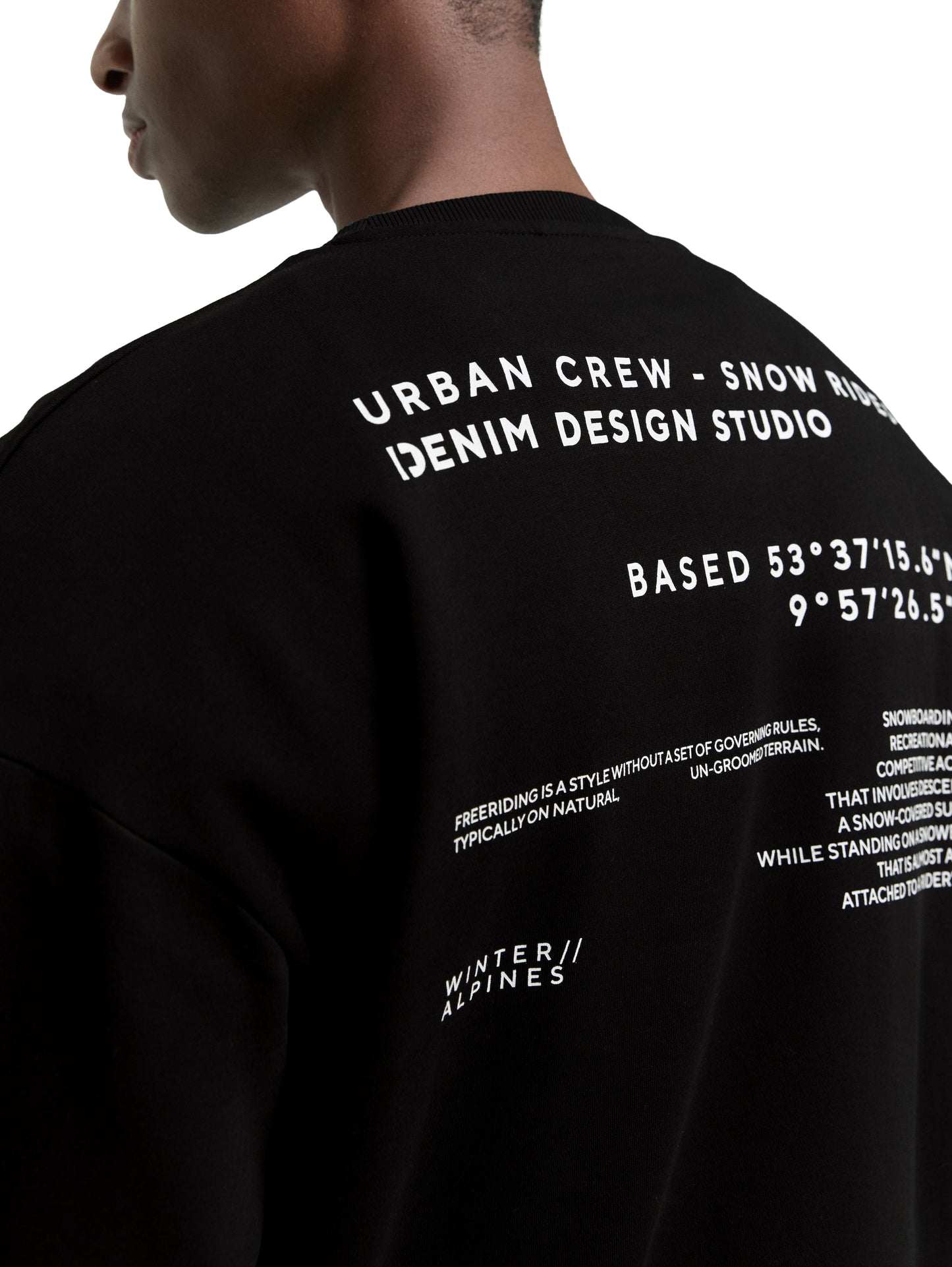 Relaxed Sweatshirt mit Print