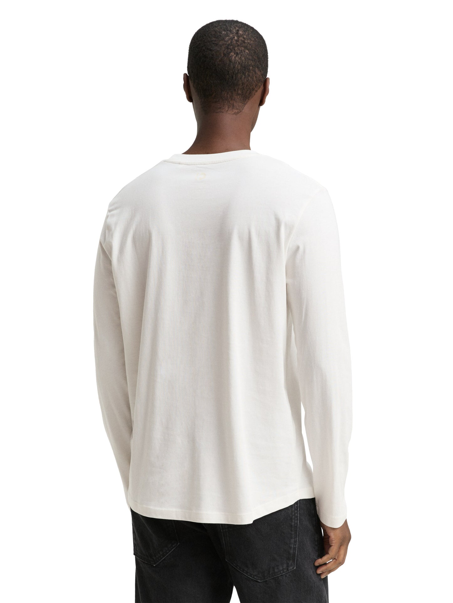 Basic Langarmshirt aus Baumwolle
