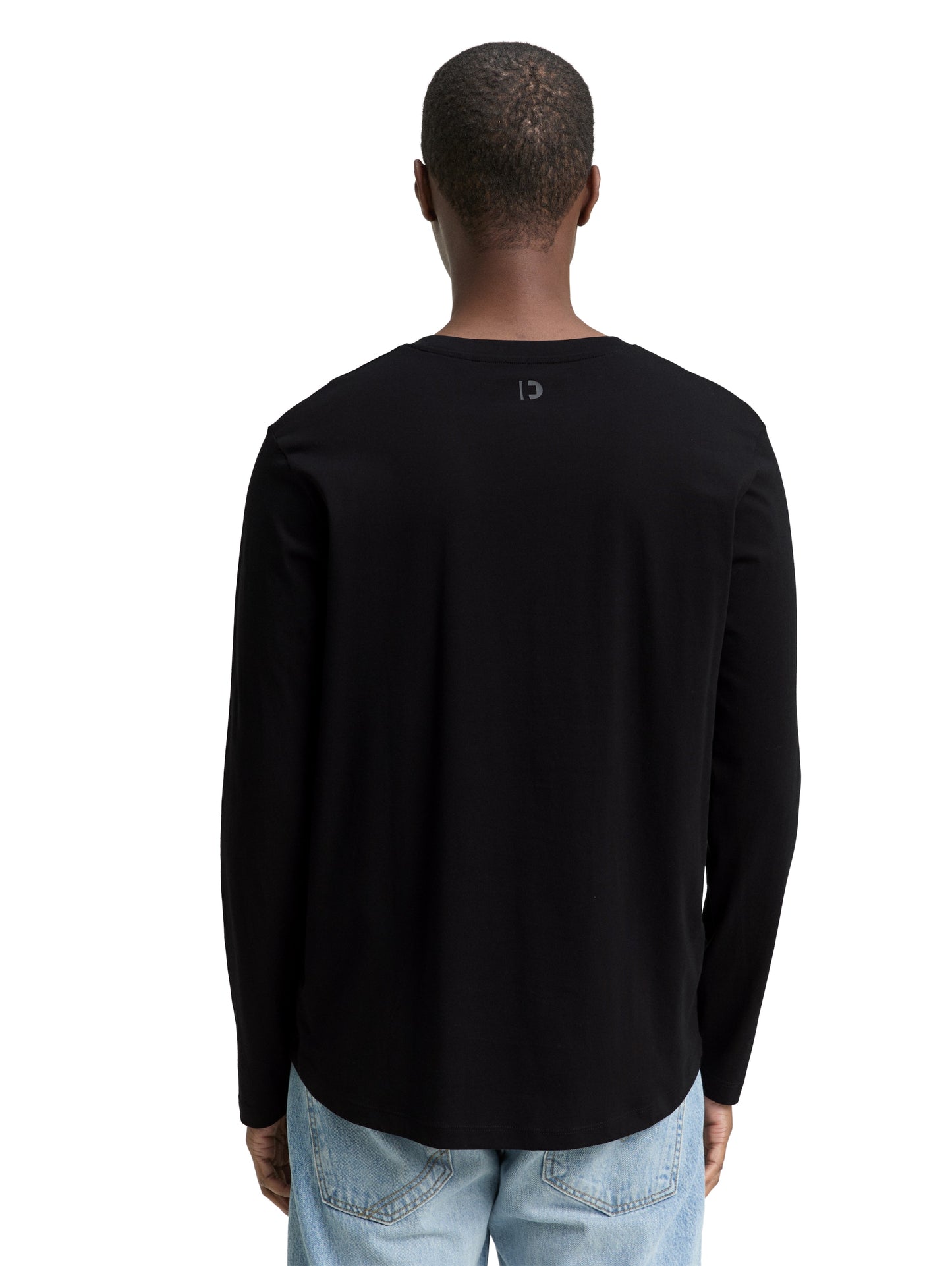 Basic Langarmshirt aus Baumwolle