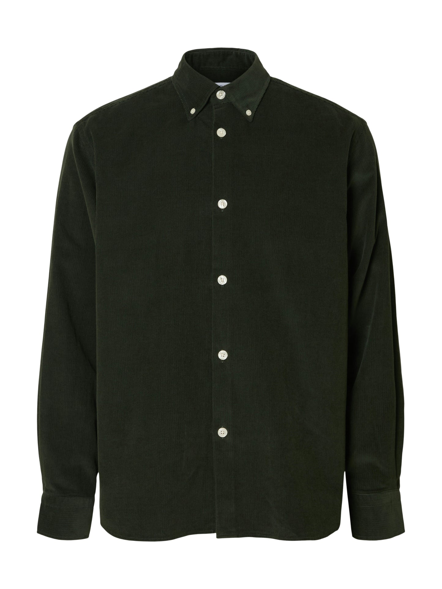 SLHREGDANNI CORD BD LS SHIRT NOOS