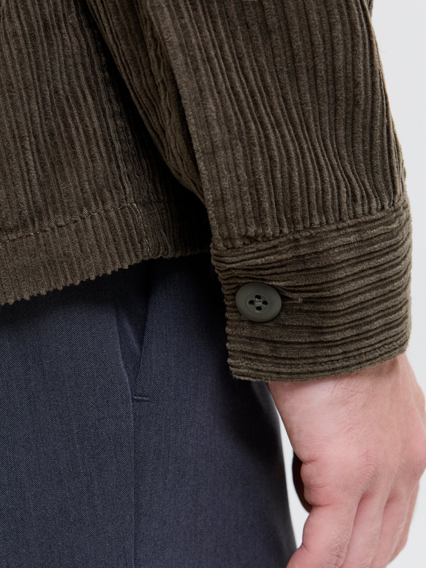 JPRBLUWILL CORDUROY L/S OVERSHIRT SN