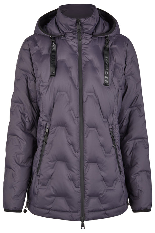 Daunenjacke mit Kapuze