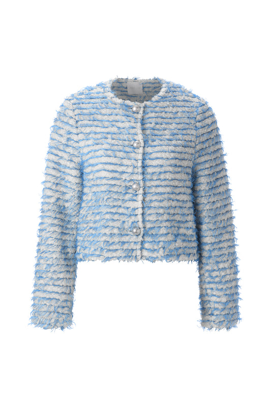 Short Fancy Jacket, dusty blue