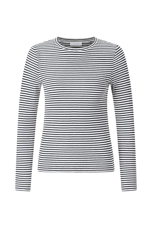 Sparkle Striped Longsleeve, black