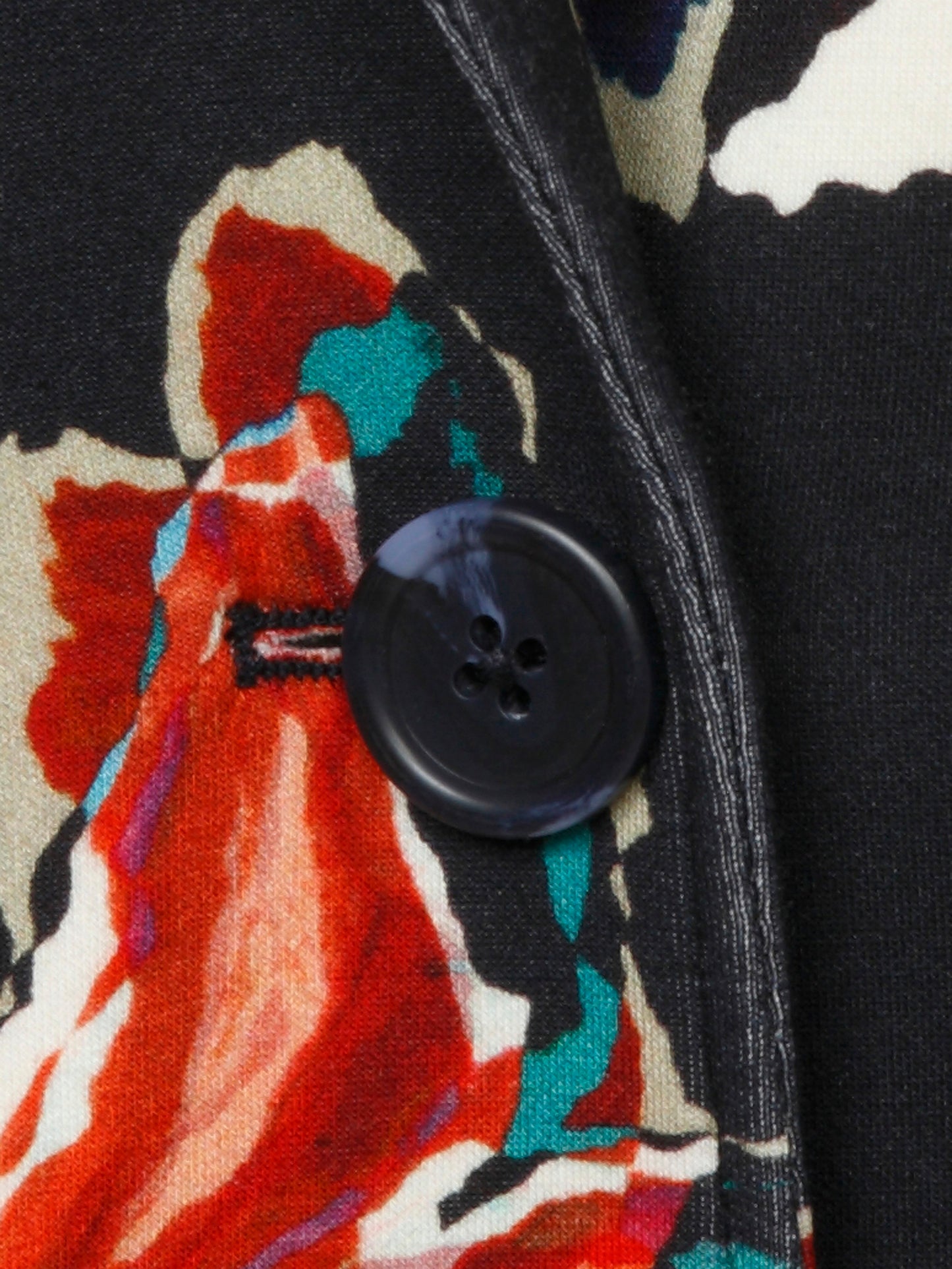 Mantel 1/1 Arm Knöpfe Druck