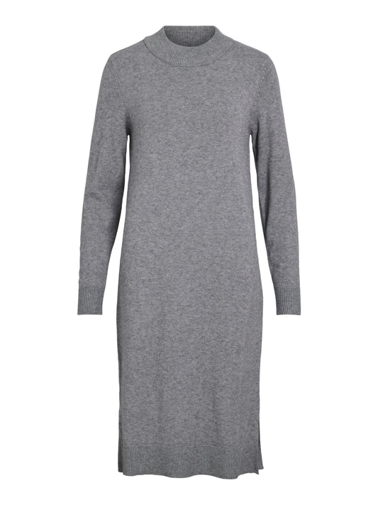 VIRIL CREW NECK L/S MIDI DRESS - NOOS