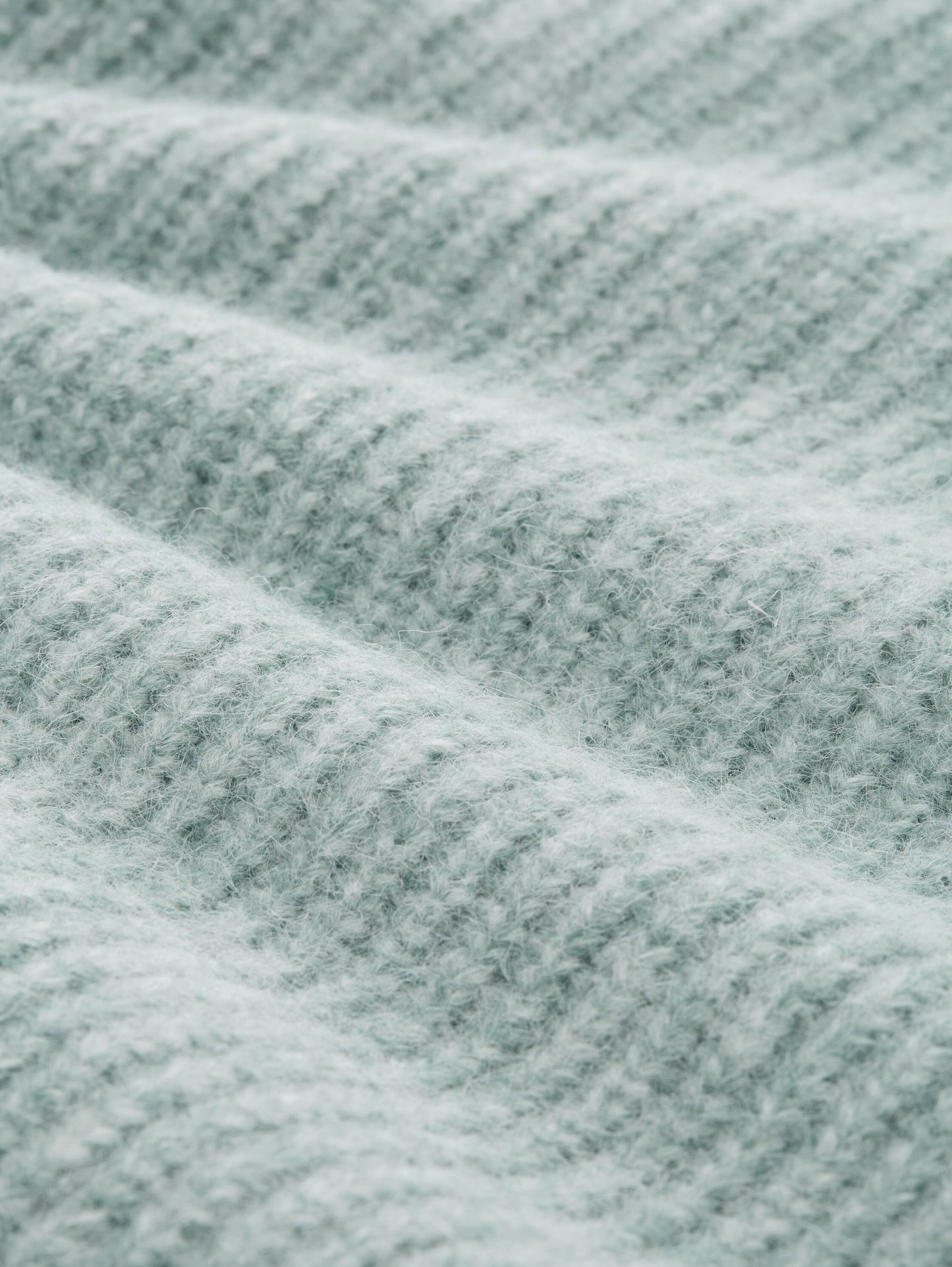 Relaxed Fit Strickpullover mit Stehkragen