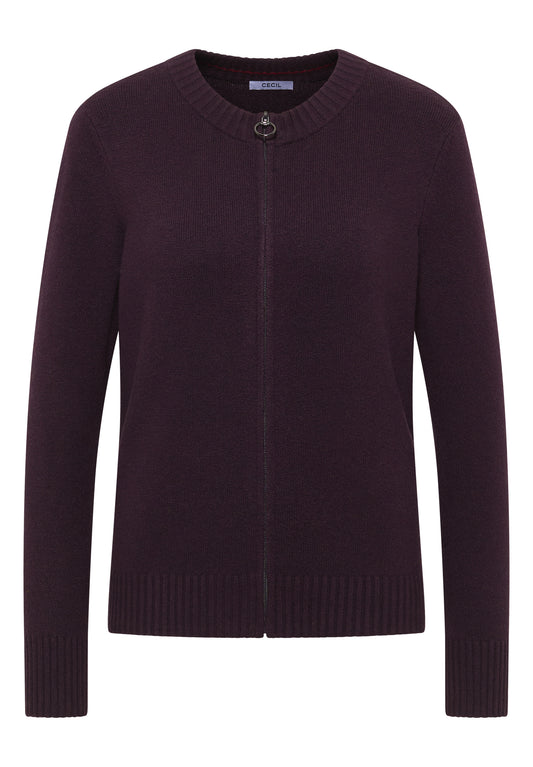 Cosy Cardigan mit Zipper