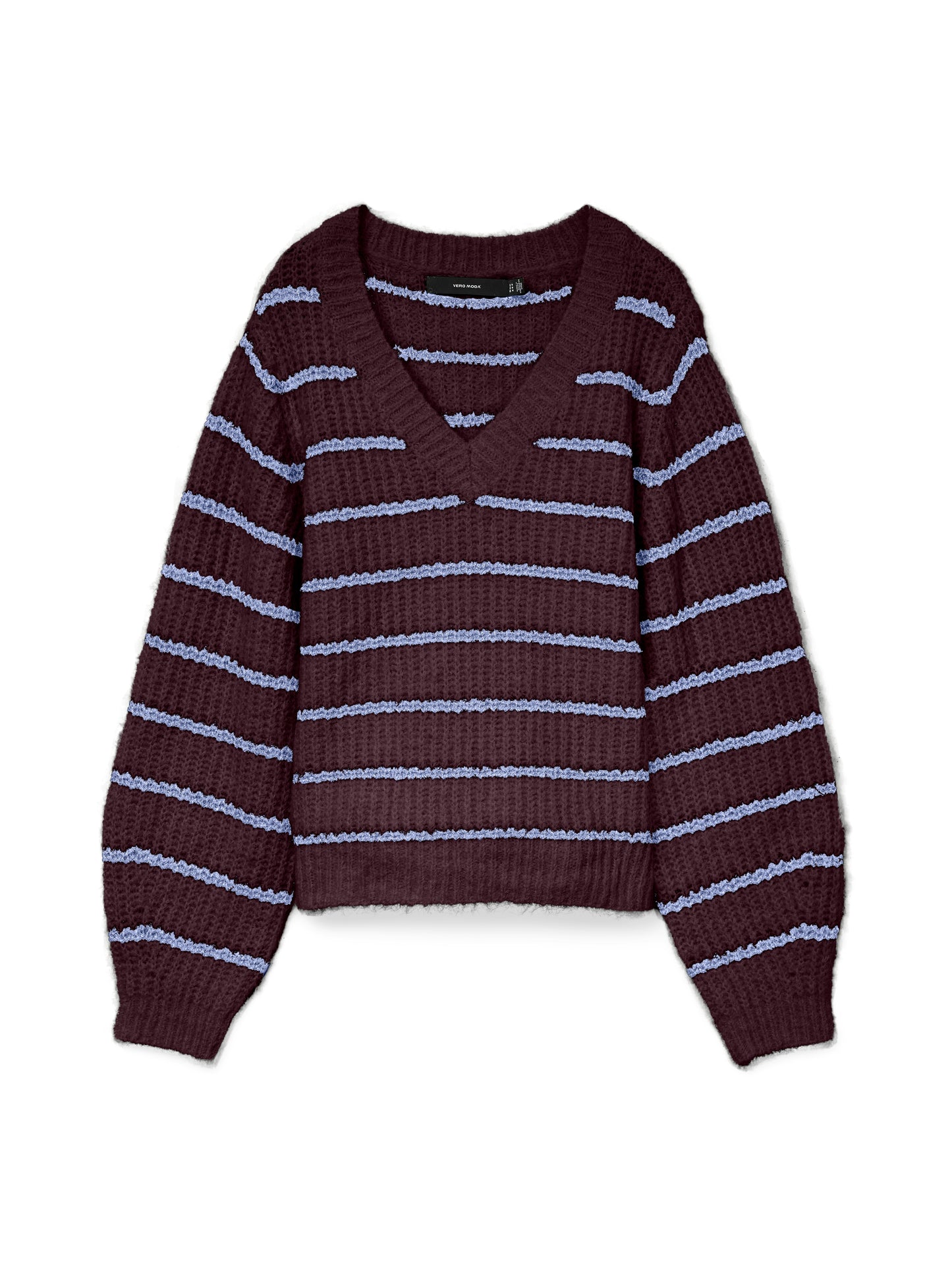 VMAWESOME SHINE LS V-NCK STRIPE PULL BOO