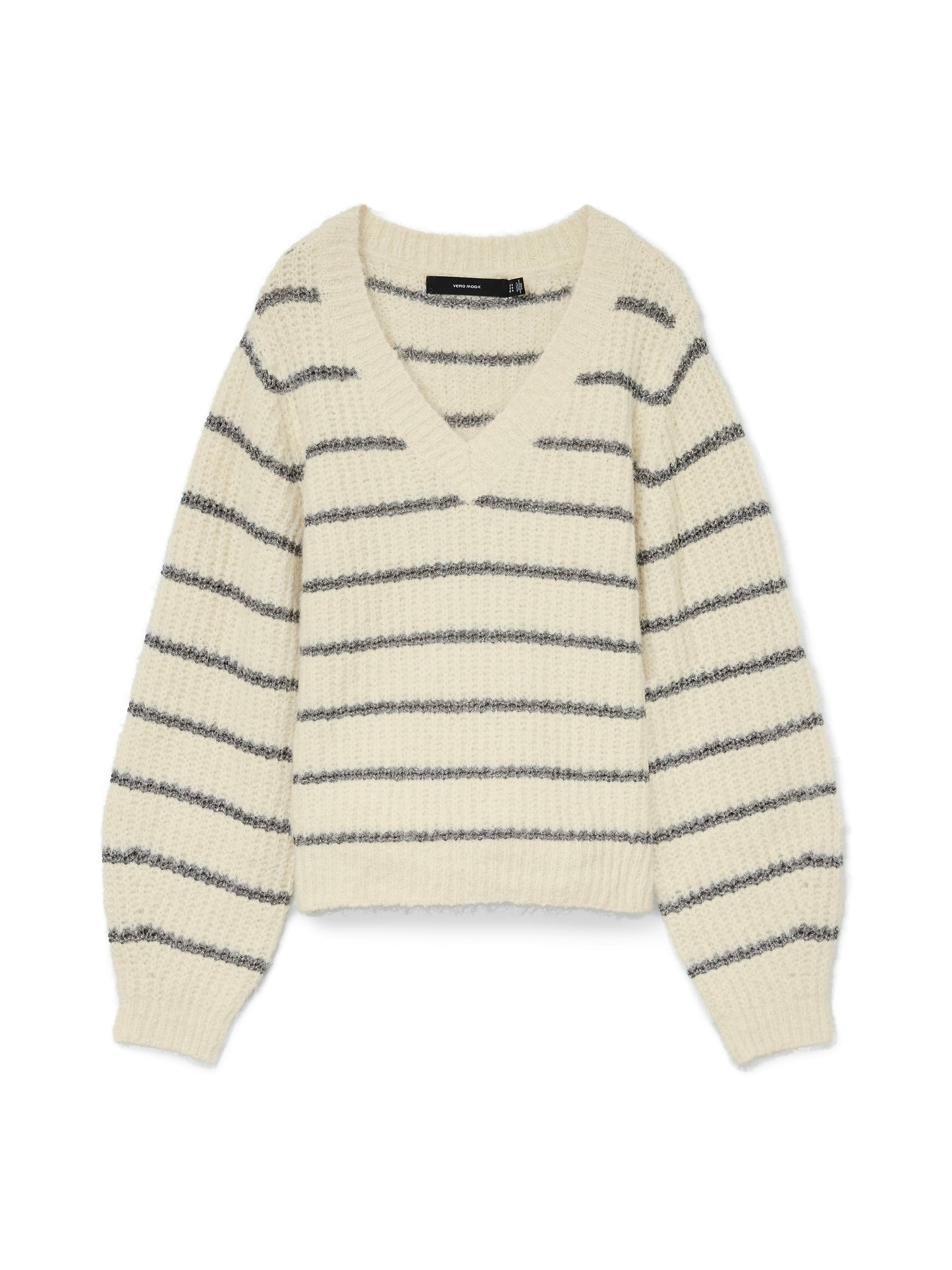 VMAWESOME SHINE LS V-NCK STRIPE PULL BOO